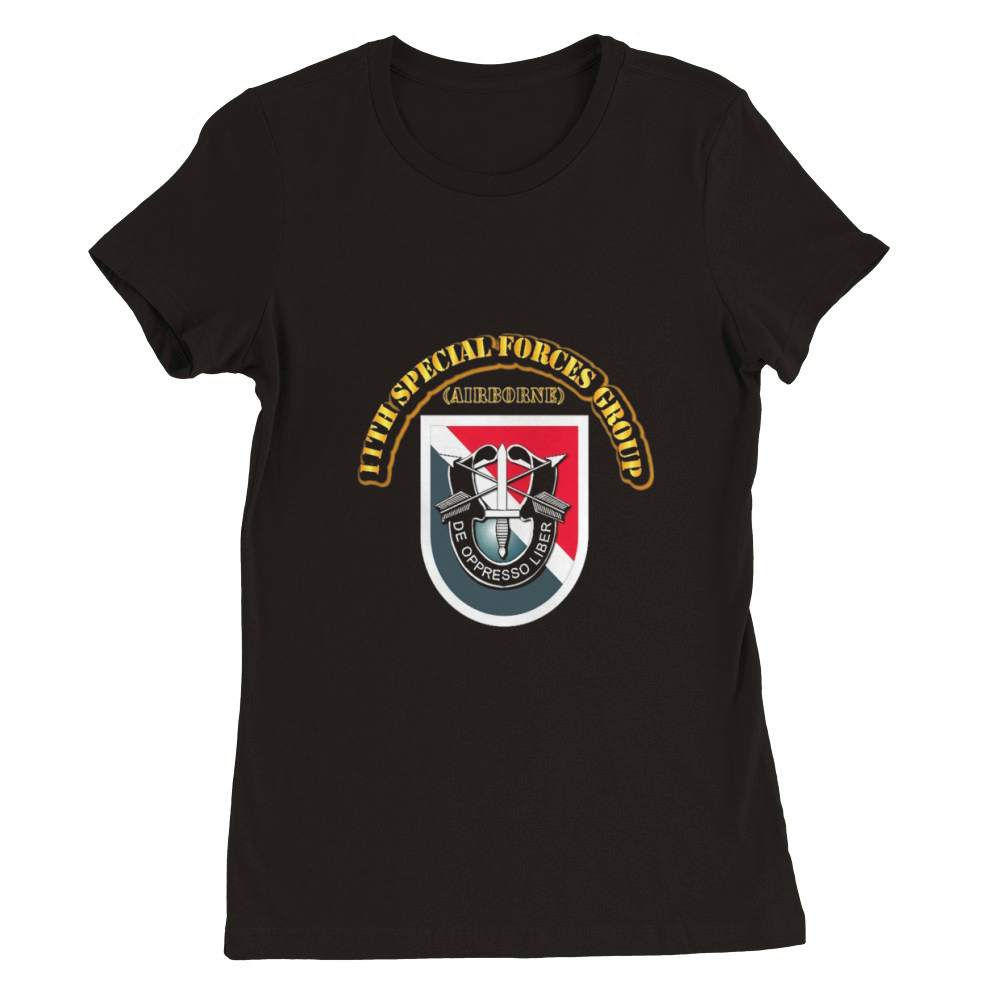 11th Special Forces Group (Airborne) Tshirt Premium Womens Crewneck T-shirt