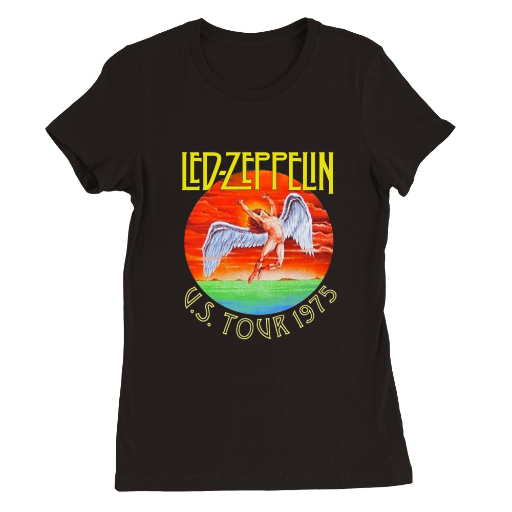 Bravado  Led Zeppelin USA Premium Womens Crewneck T-shirt
