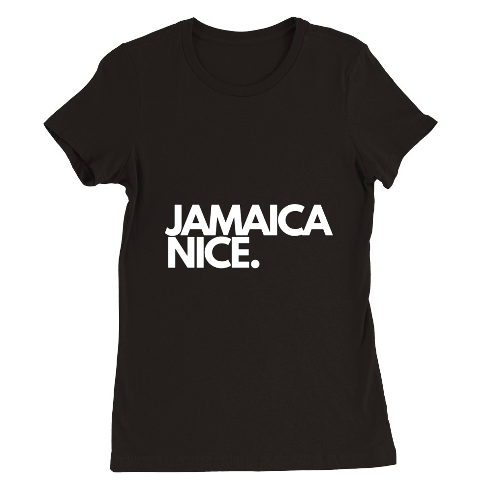 Jamaica Nice Premium Womens Crewneck T-shirt