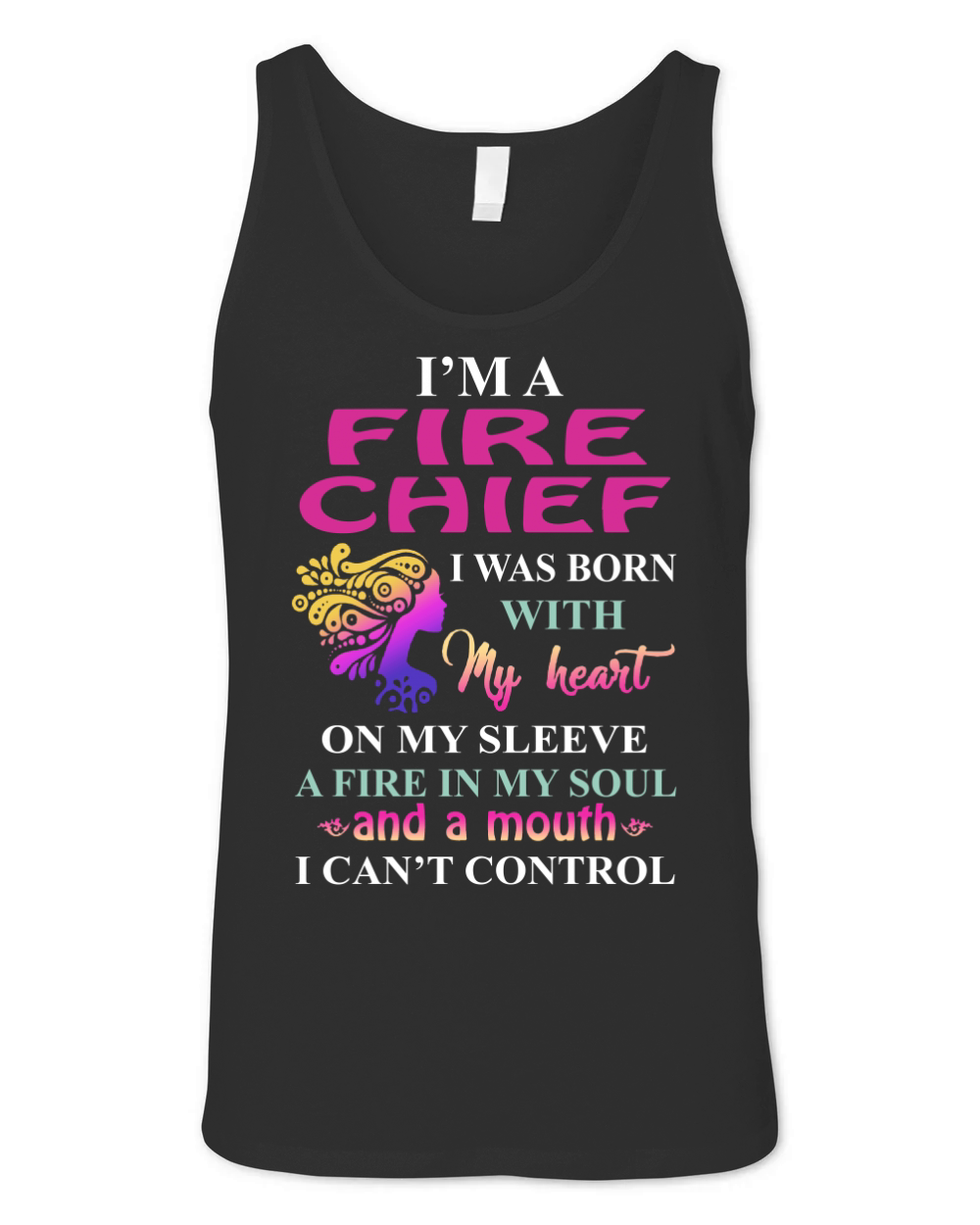 FIRE CHIEF Cant Control Unisex Jersey Tank