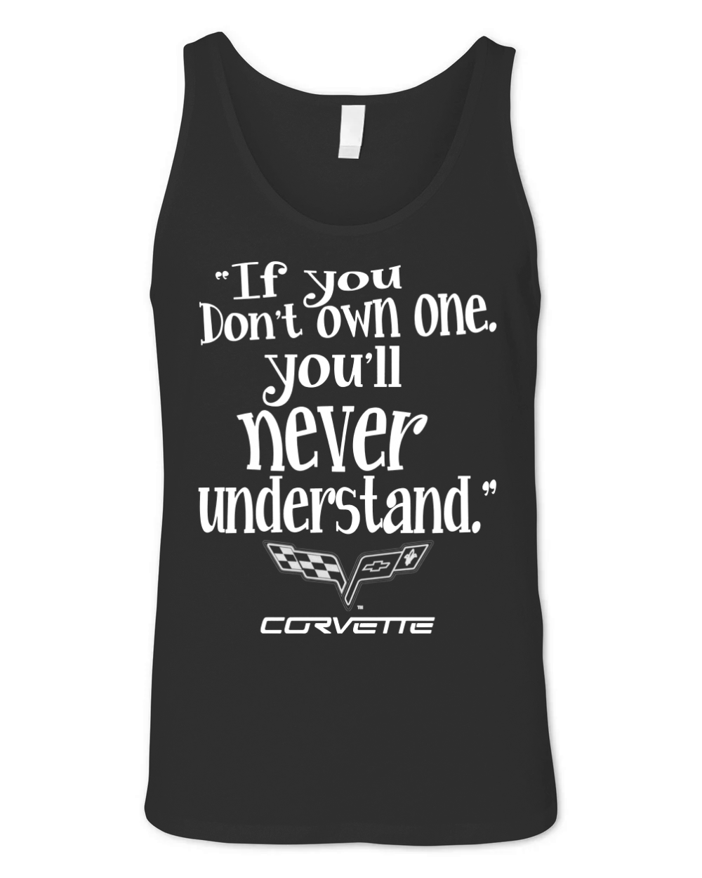 If You Don't Own One Corvette! Unisex Jersey Tank
