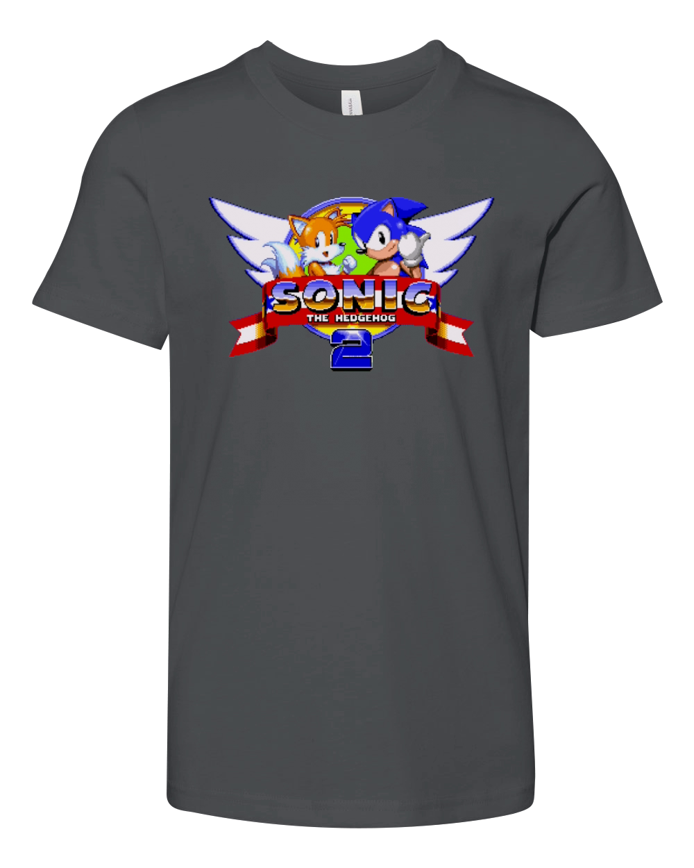 Sonic 2 Title Screen Youth Unisex Jersey Tee