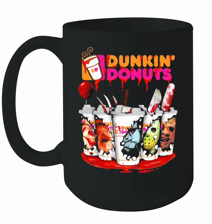 Dunkin Donuts Horror character Halloween Michael Myers Ceramic Mug