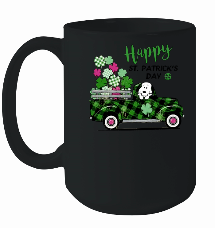 Snoopy Happy st Patrick's day Ceramic Mug