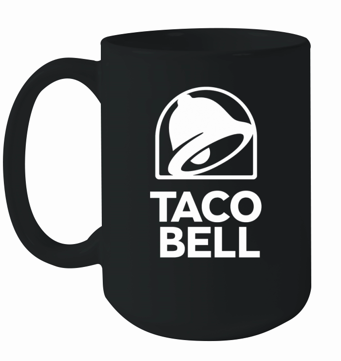 Taco Bell Logo Black Ceramic Mug