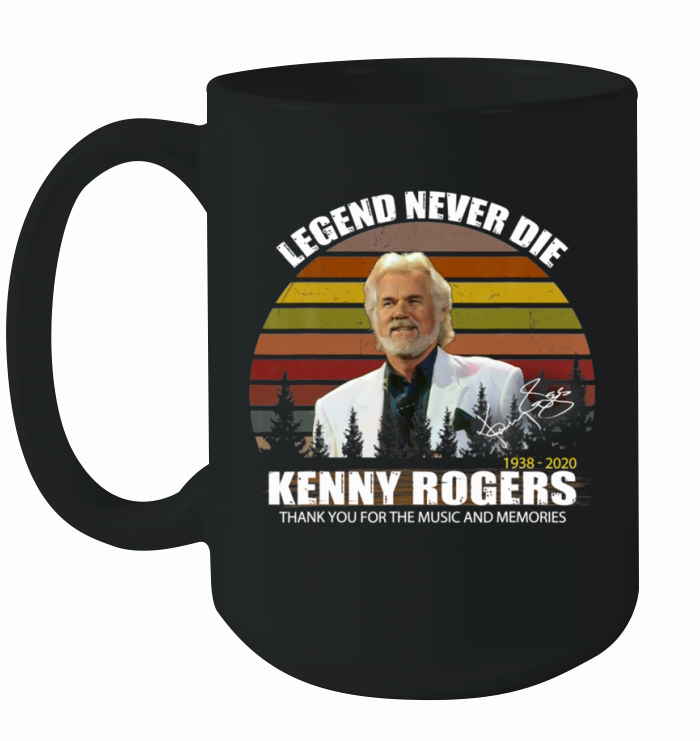 Thank You For The Memories-Kenny-Gift-Rogers-64 Year T-Shirt Ceramic Mug