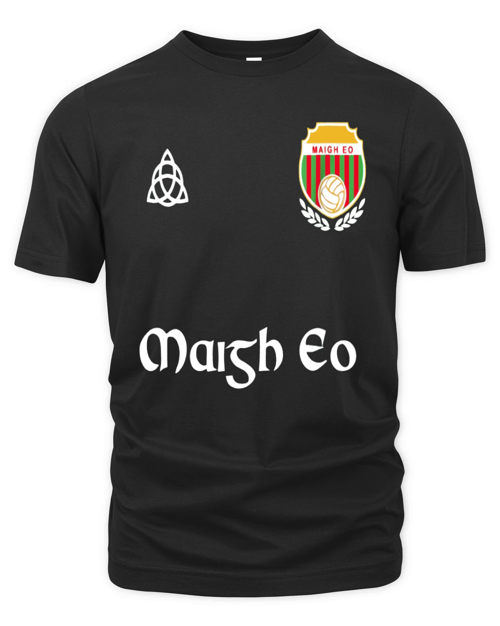 Mayo Maigh Eo Gaelic Football Jersey Organic Unisex T-shirt