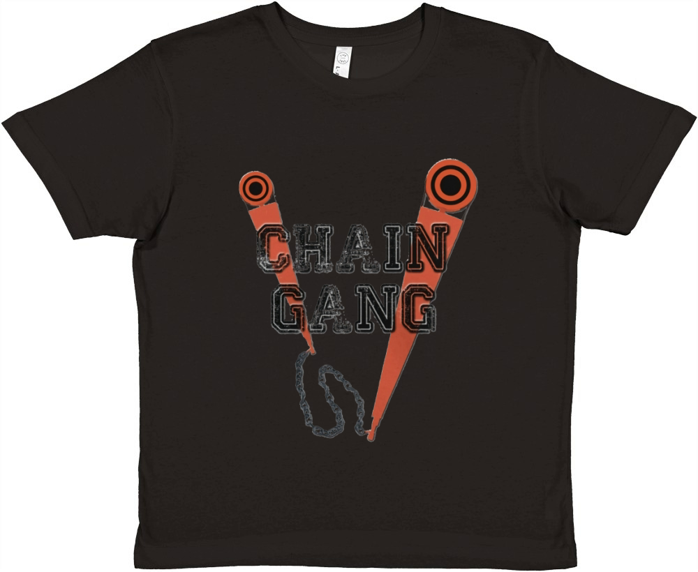 Chain Gang Football T-Shirt Premium Kids Crewneck T-shirt