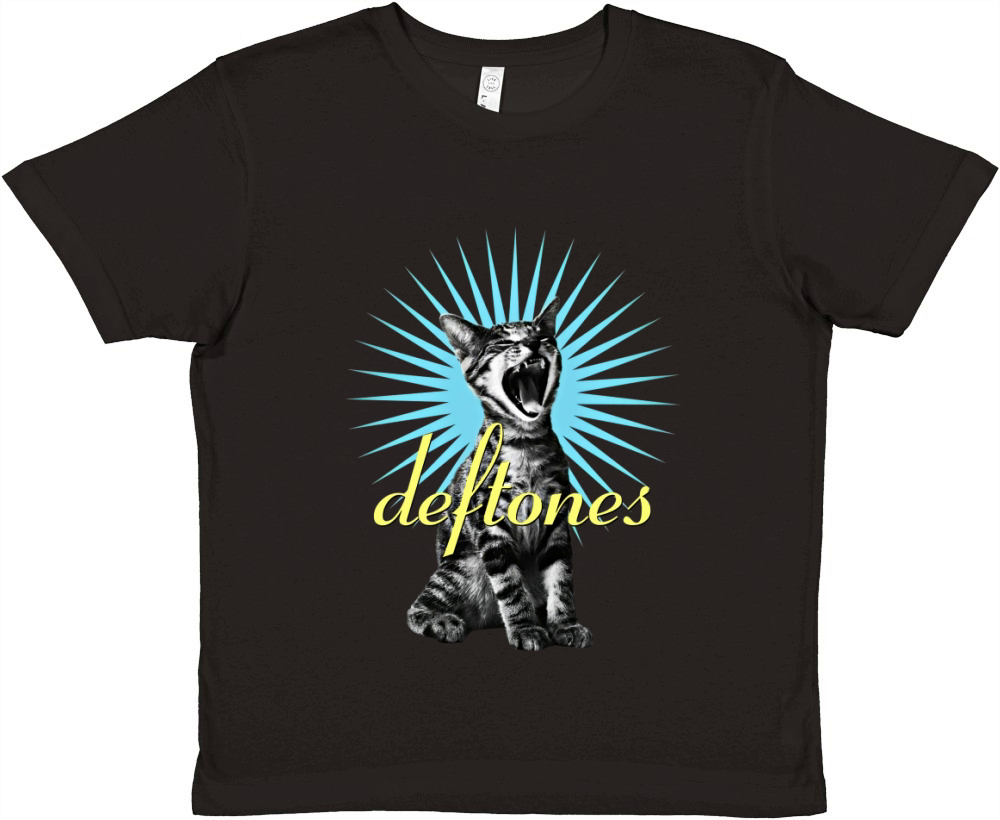 Deftones Band Adrenaline Cat Premium Kids Crewneck T-shirt