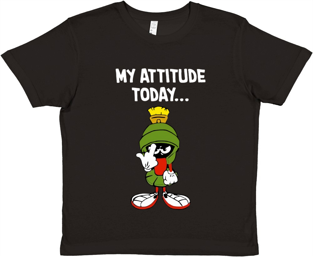 Marvin the martian my attitude today Tee Shirt Premium Kids Crewneck T-shirt