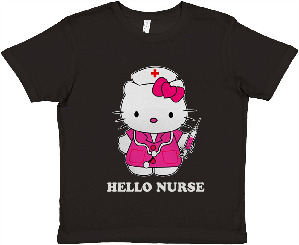 Nurse-Hello Kitty Premium Kids Crewneck T-shirt