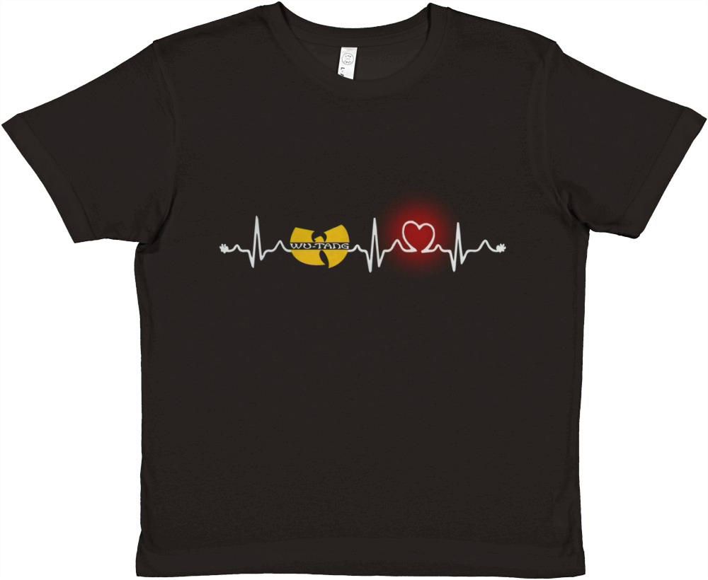 Wu Tang heartbeat Premium Kids Crewneck T-shirt
