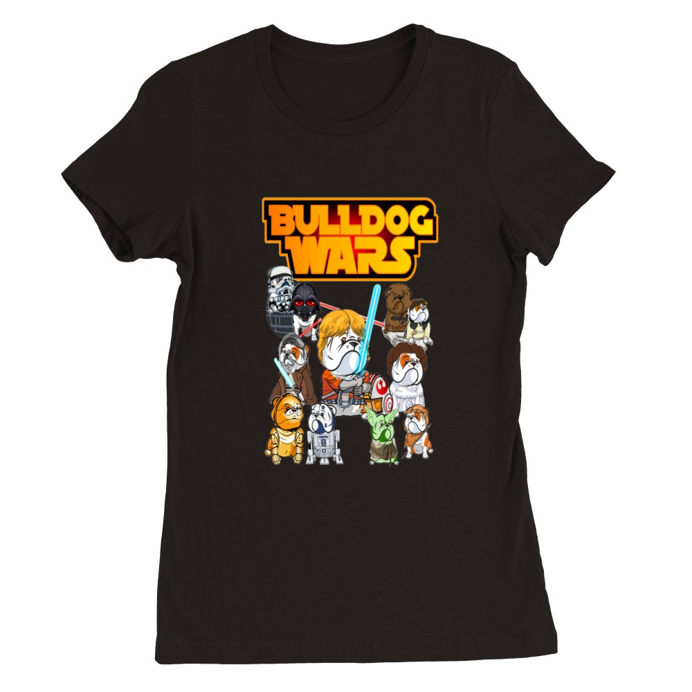 bulldog wars Premium Womens Crewneck T-shirt