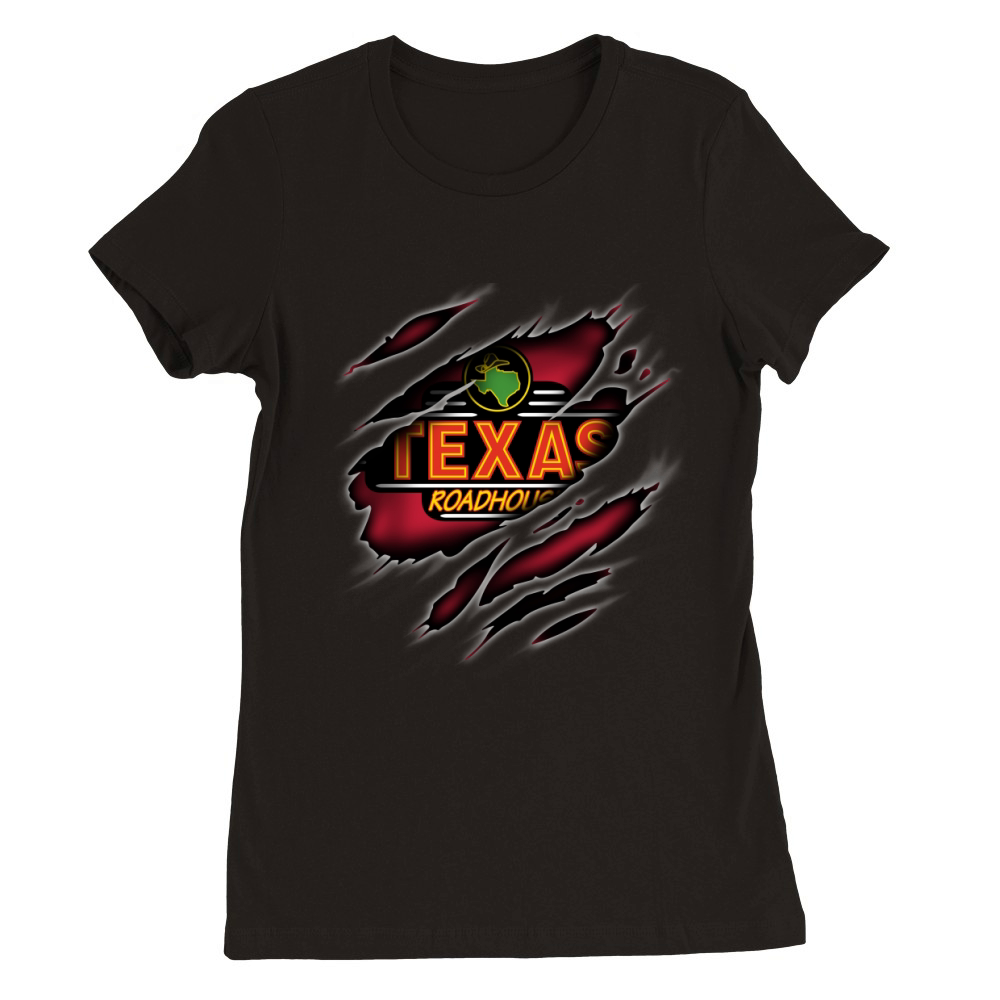 Texas Roadhouse Premium Womens Crewneck T-shirt