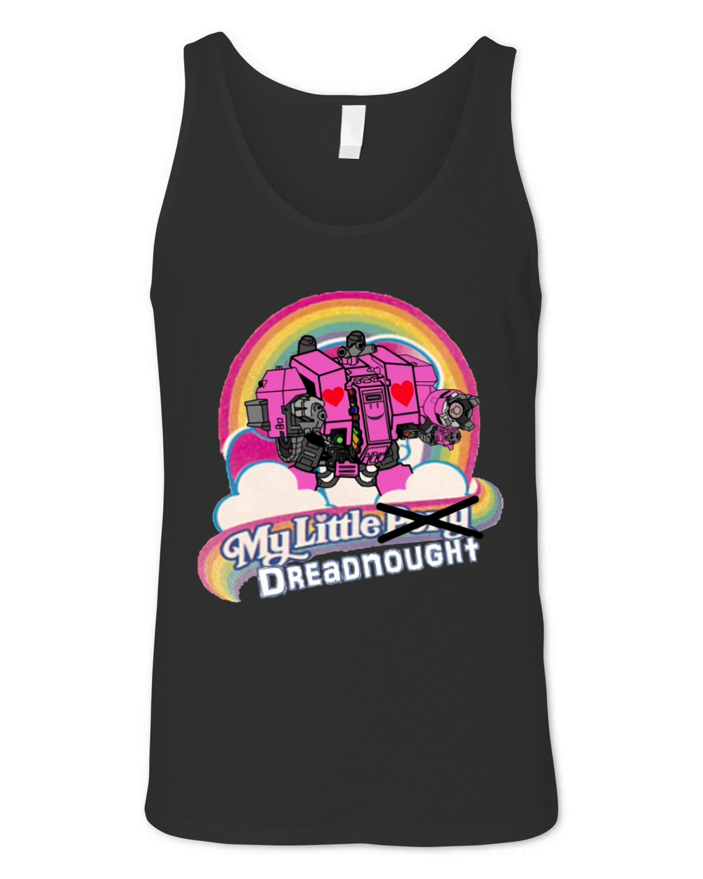 MY LITTLE DREADNOUGHT WARHAMMER 40K SPACE MARINE DREADNOUGHT TYRANID ELDAR Unisex Jersey Tank