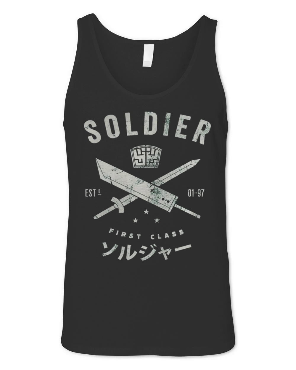 SOLDIER FINAL FANTASY VII CLOUD STRIFE FF7 SOLDIER Unisex Jersey Tank