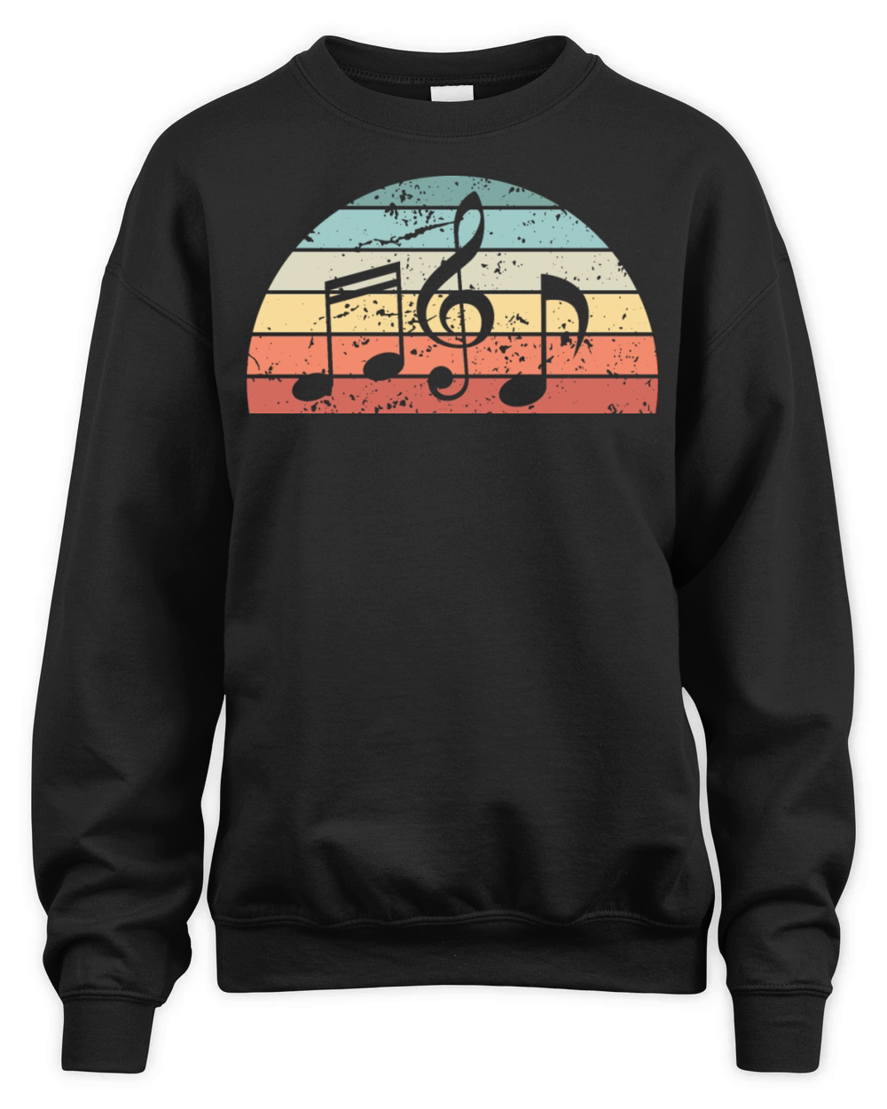 Retro Music Sunset Vintage musician Sunrise Unisex Premium Crewneck Sweatshirt