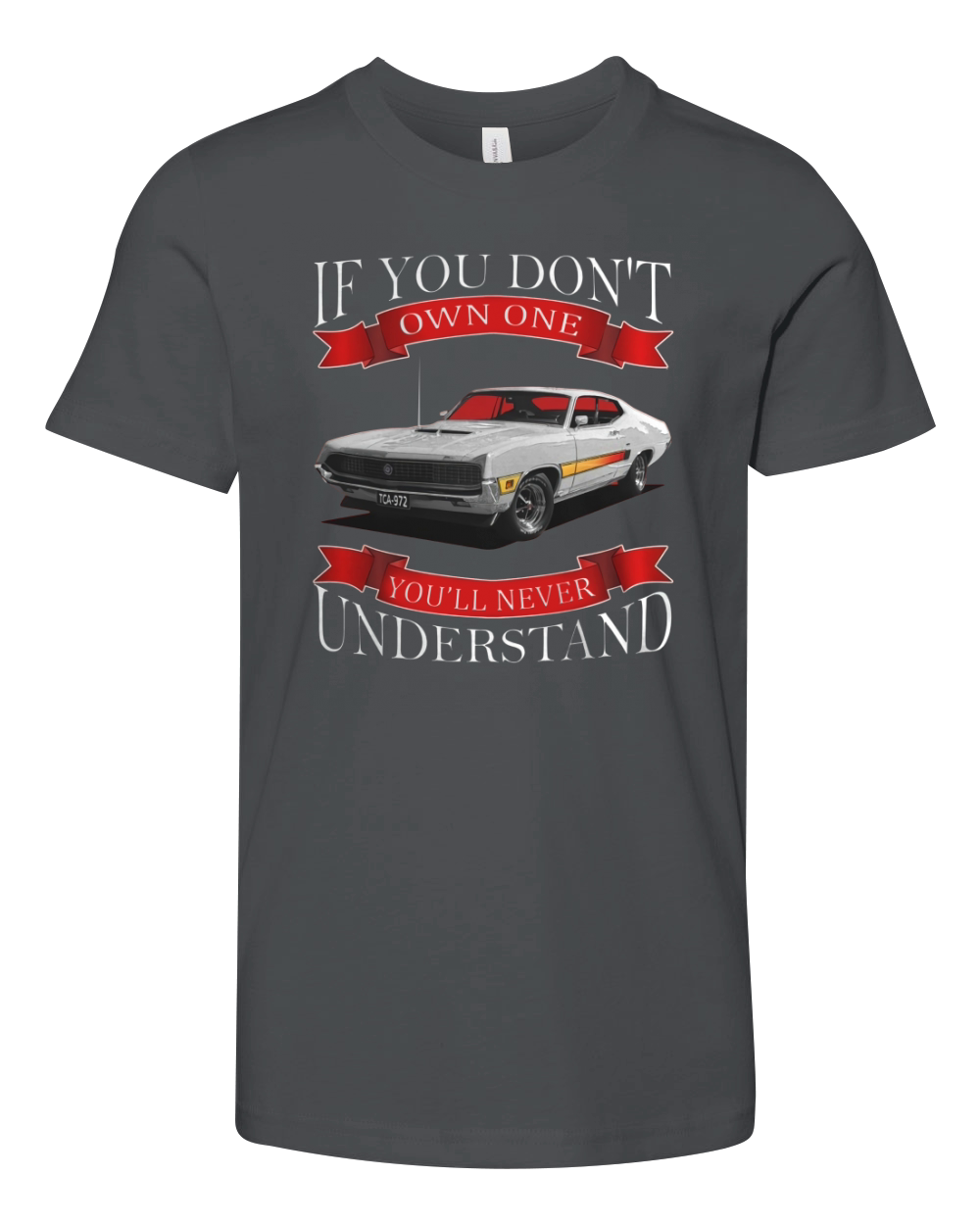 1970 Ford Torino GT Back Side Youth Unisex Jersey Tee