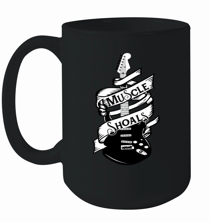 Muscle Shoals Shirt Alabama Music Recording Studio Guitar Ceramic Mug