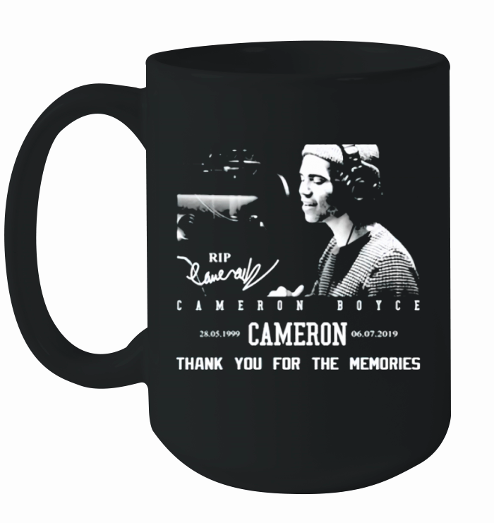 Rip Cameron Boyce 1999-2019 signature thank you for the memories shirt Ceramic Mug