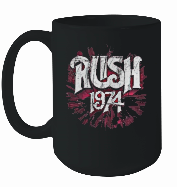 Rush 1974 Logo Progressive Hard Rock Heavy Metal Music Band Ceramic Mug