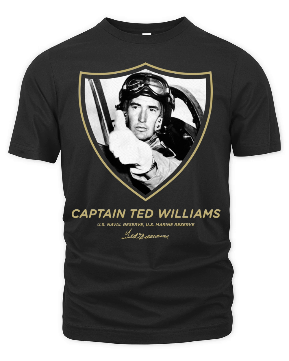 Captain Ted Williams Organic Unisex T-shirt