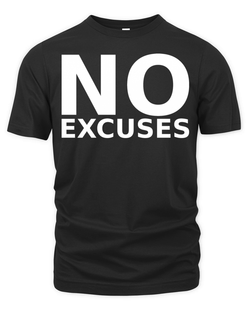 motivational quotes no excuses Organic Unisex T-shirt