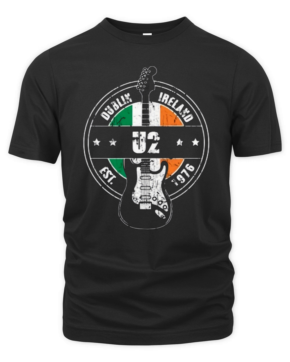 U2 Dublin Ireland Est 1976 guitarist Organic Unisex T-shirt