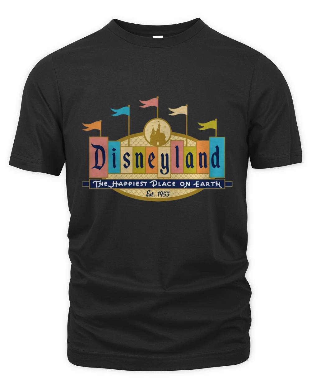 Vintage Disneyland Sign T-Shirt Organic Unisex T-shirt