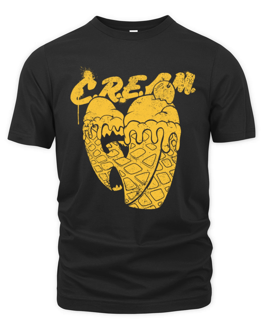 waffle ice cream wutang yellow Organic Unisex T-shirt