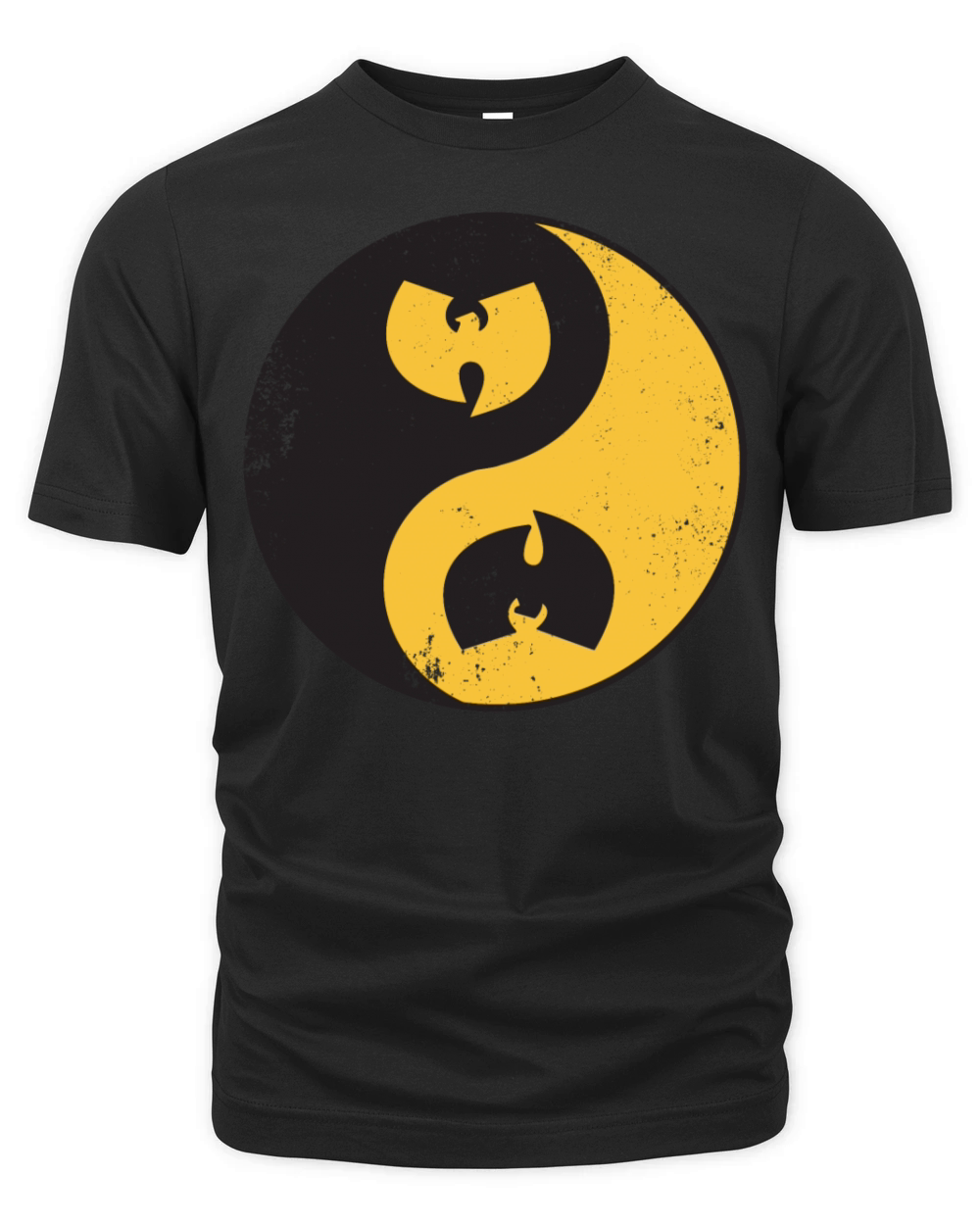 yin and yang wutang black and yellow Organic Unisex T-shirt