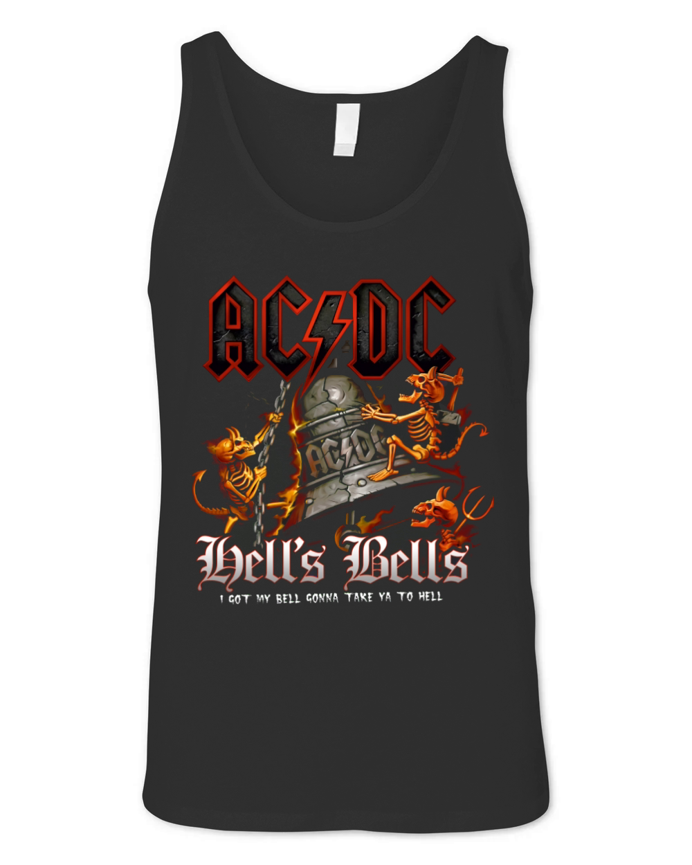 AC/DC Hell's Bells Unisex Jersey Tank