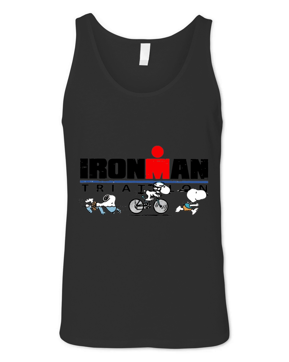 Ironman Triathlon Snoopy Unisex Jersey Tank