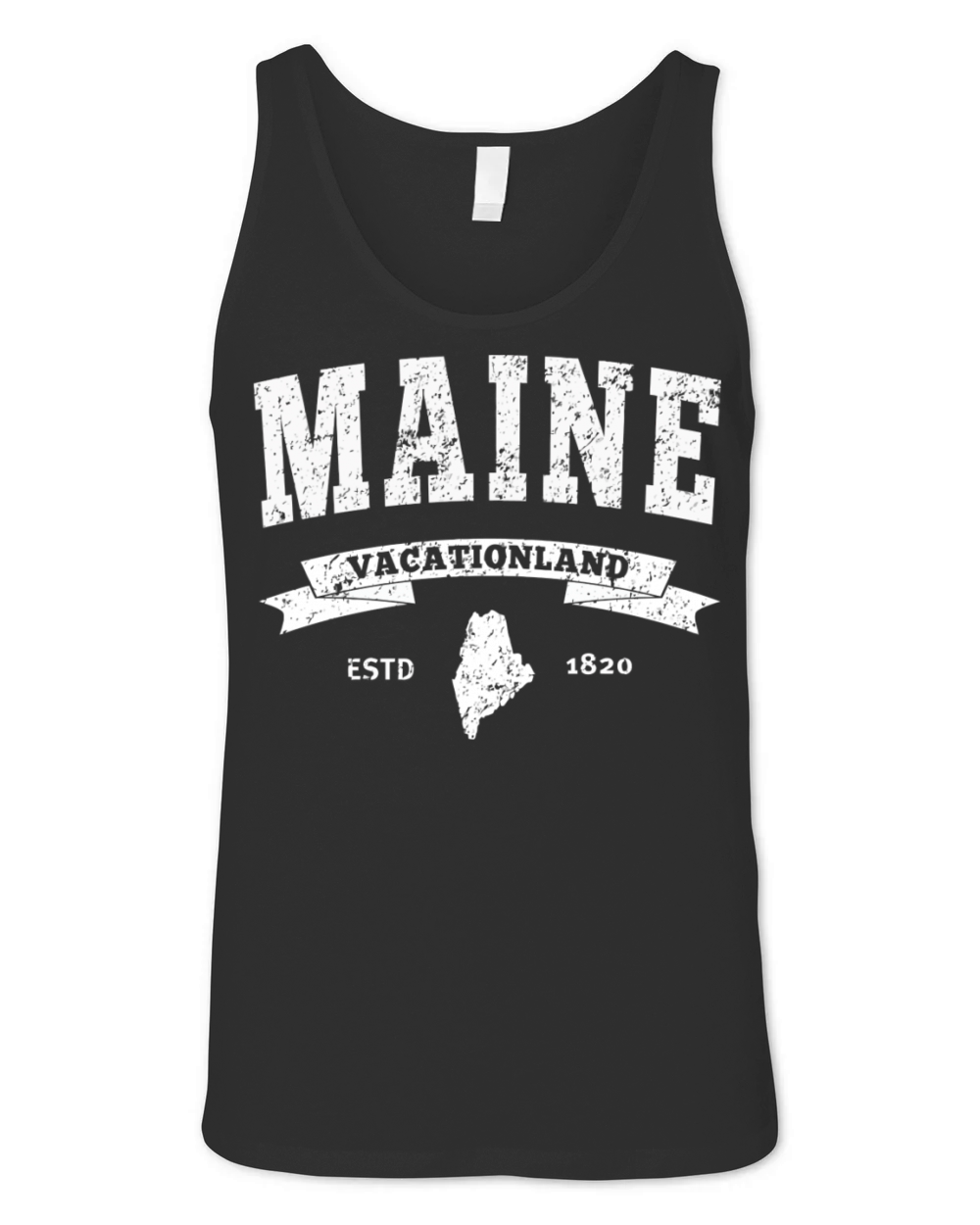Maine Vintage Maine Retro Me Unisex Jersey Tank