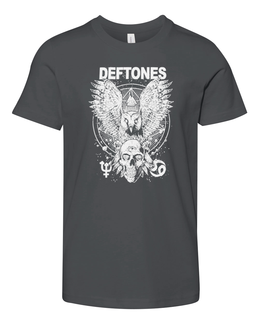 Deftones  Owl and Skull Youth Unisex Jersey Tee