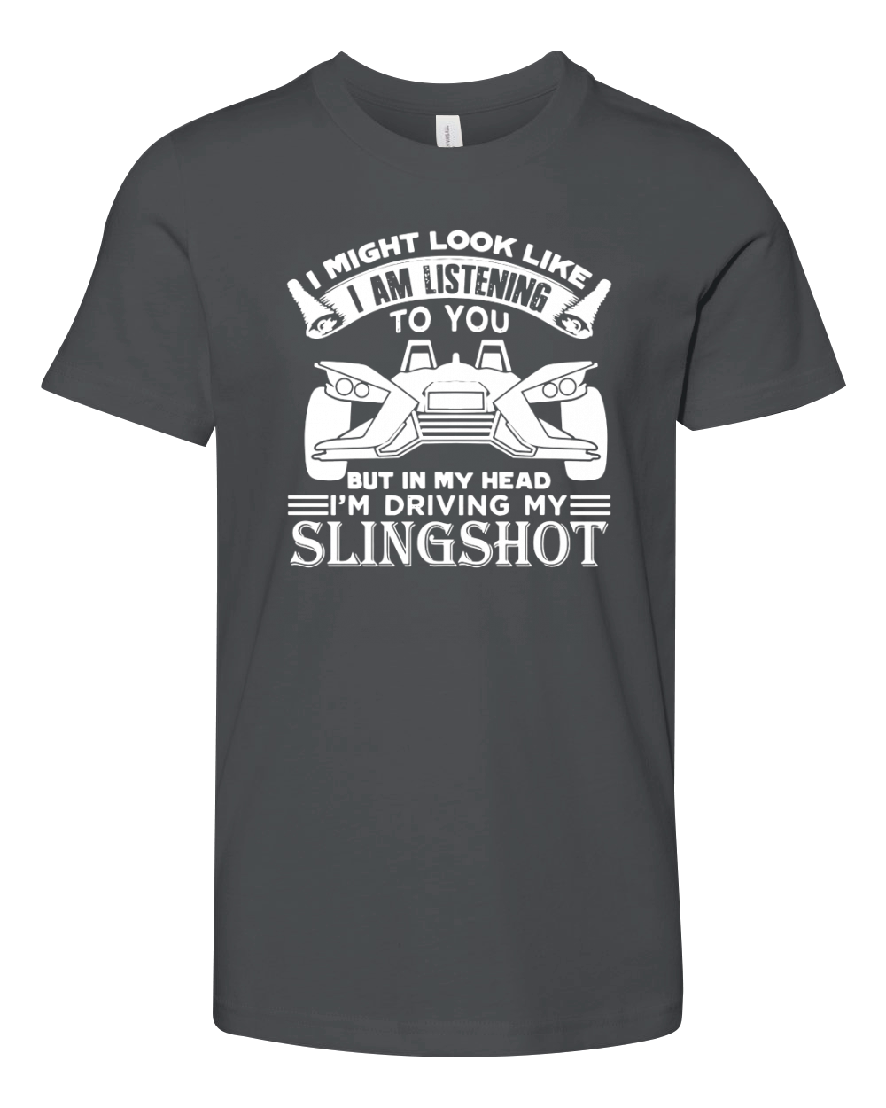 In my head Im driving my Slingshot Youth Unisex Jersey Tee