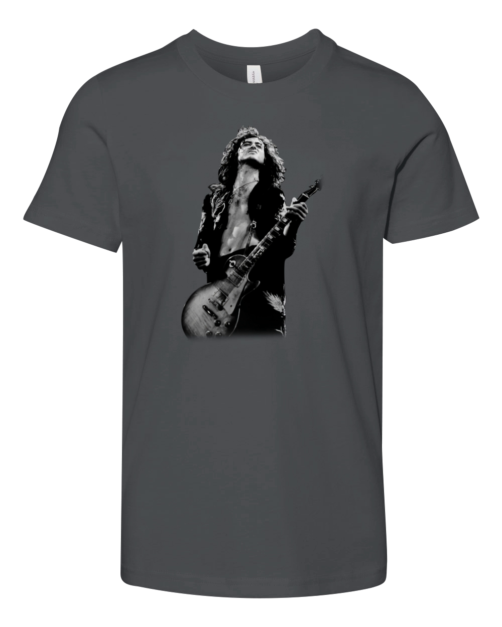 Jimmy Page play guitar shirt Youth Unisex Jersey Tee