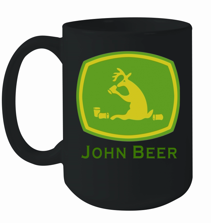 John Deere Parody John Beer shirt Ceramic Mug
