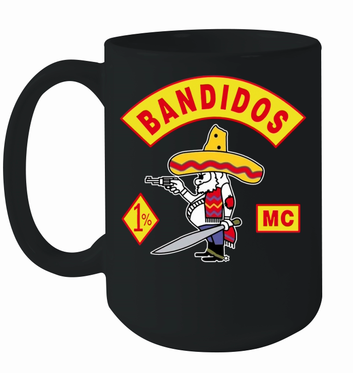 Red &amp;amp; Gold Nation Bandidos Ceramic Mug