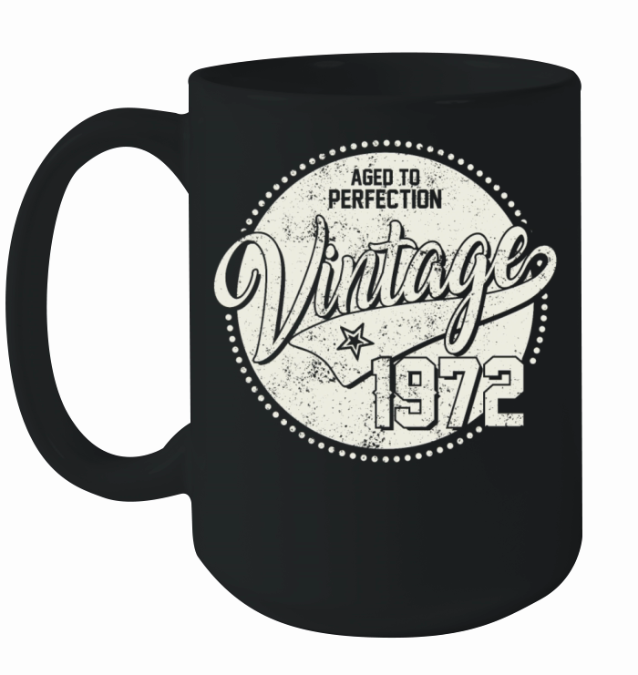 Vintage 1972 - 50 years old - 50th birthday gift Ceramic Mug