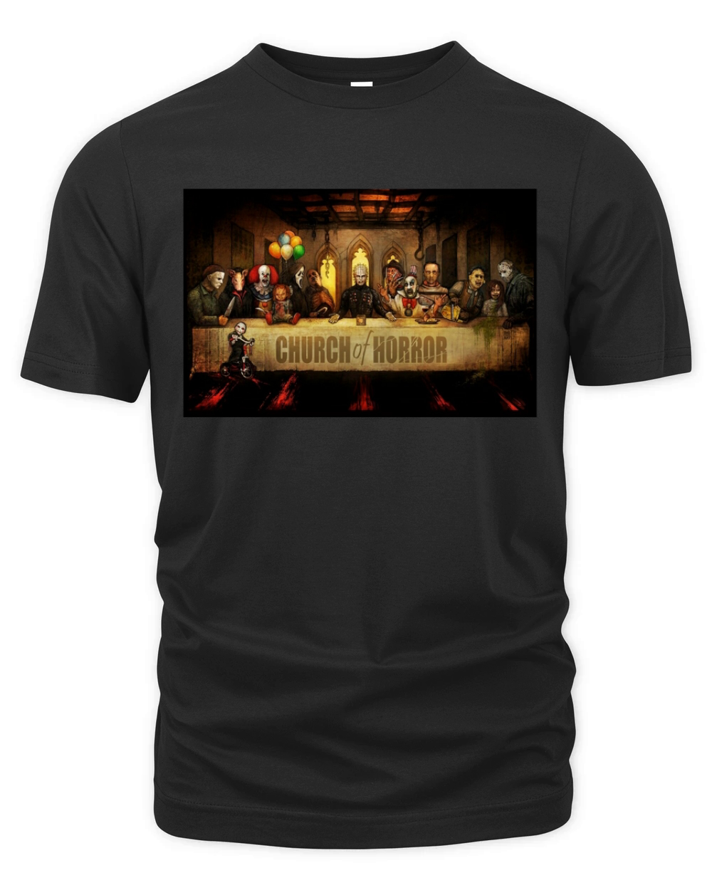 Church of Horror Last Supper shirt Organic Unisex T-shirt