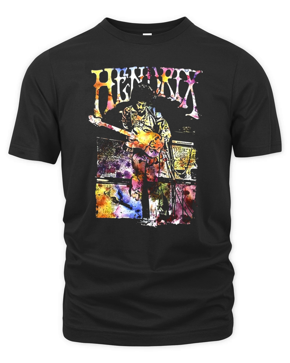 Jimi Hendrix Watercolor Hendrix Organic Unisex T-shirt