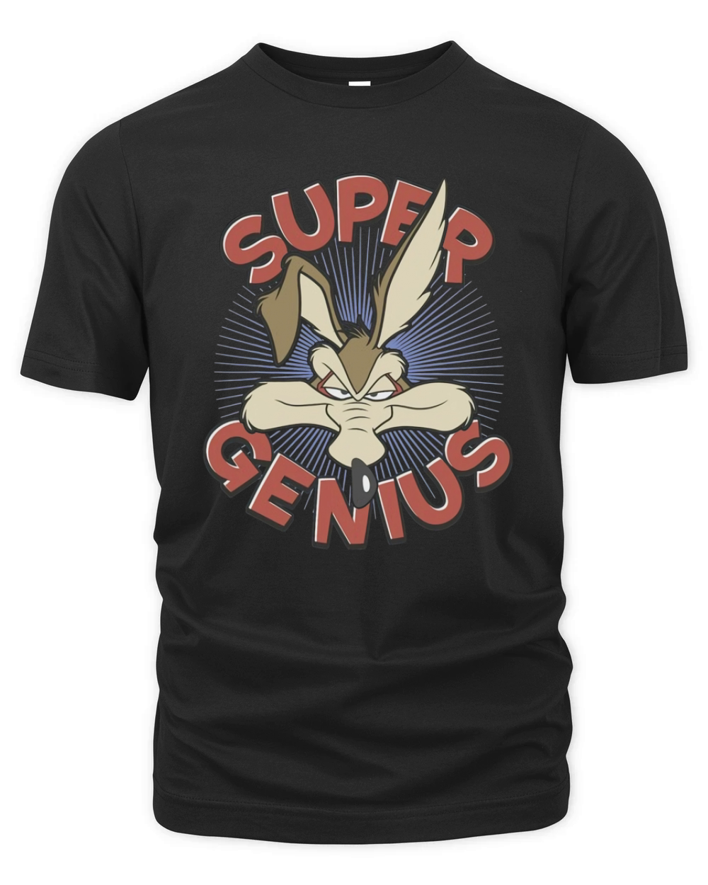Wile E Coyote Super Genius Organic Unisex T-shirt
