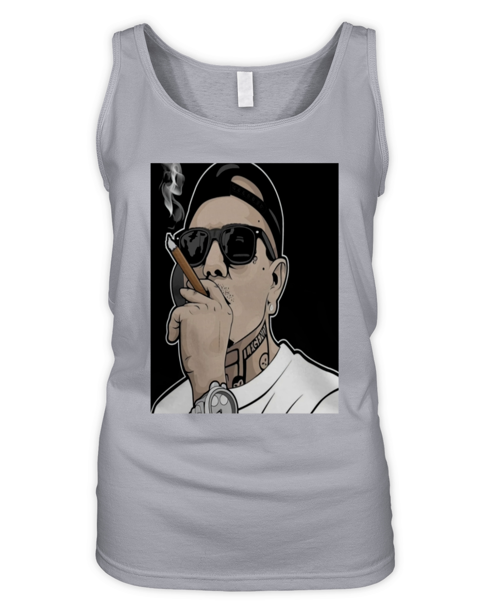 King Lil G original logo - Small Buttons Organic Women's Tank Top