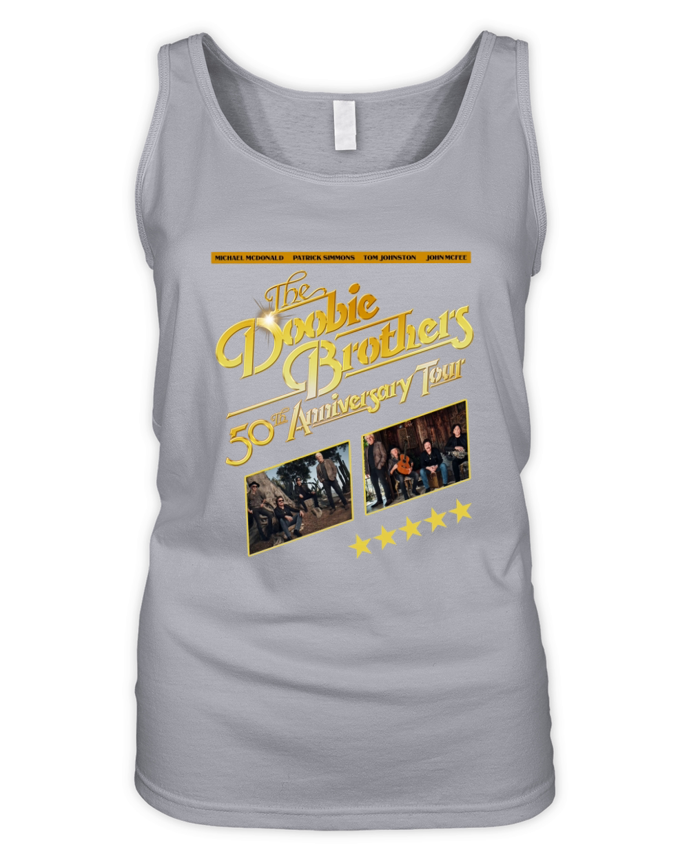 The Doobie Brothers 50th Anniversary Tour Organic Women's Tank Top