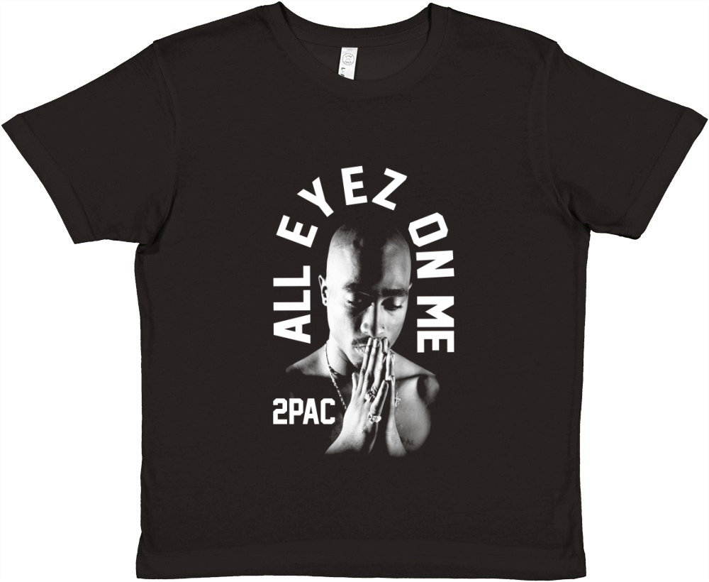 Tupac All Eyez On Me retro Premium Kids Crewneck T-shirt