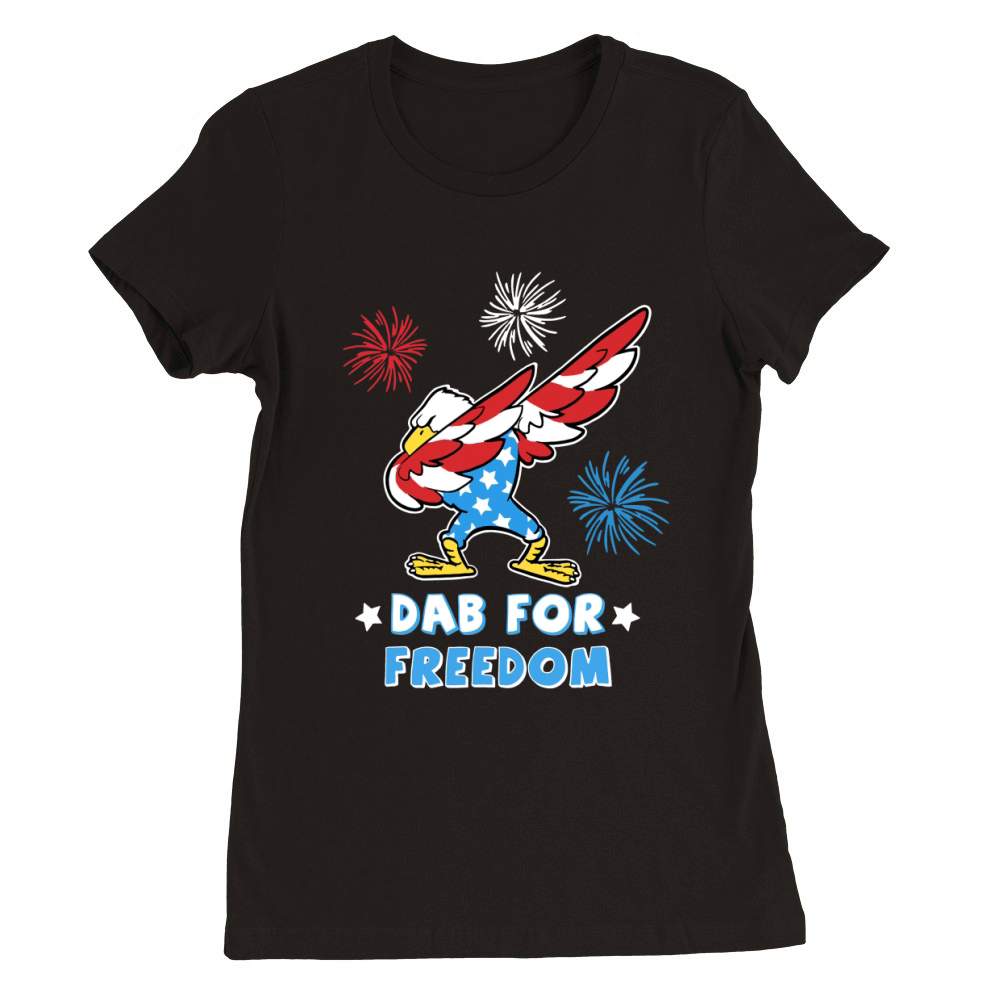 American Dab for freedom Premium Womens Crewneck T-shirt