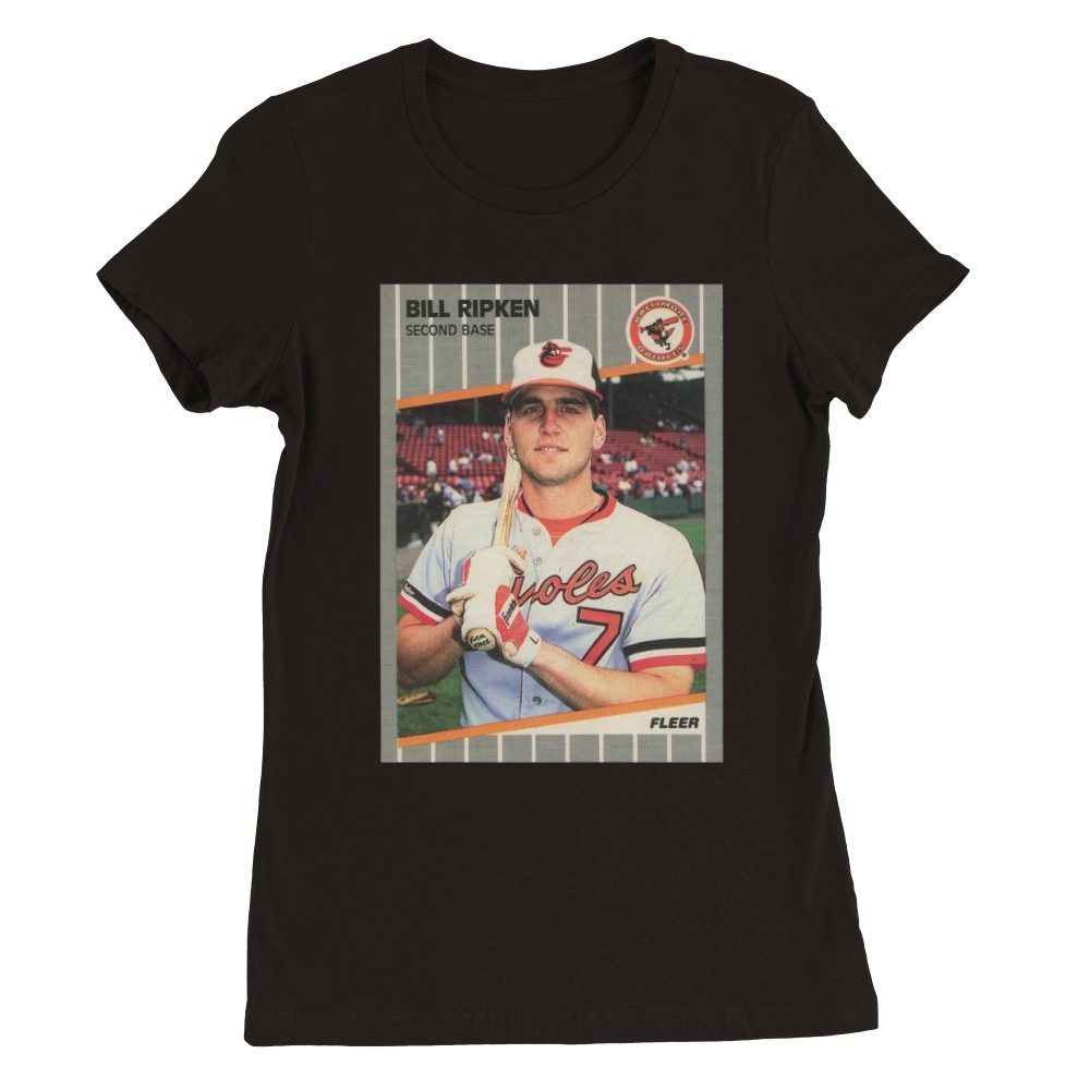 Bill Ripken Fuck Face Card 1989 Fleer #616 (Distressed) T-Shirt Premium Womens Crewneck T-shirt