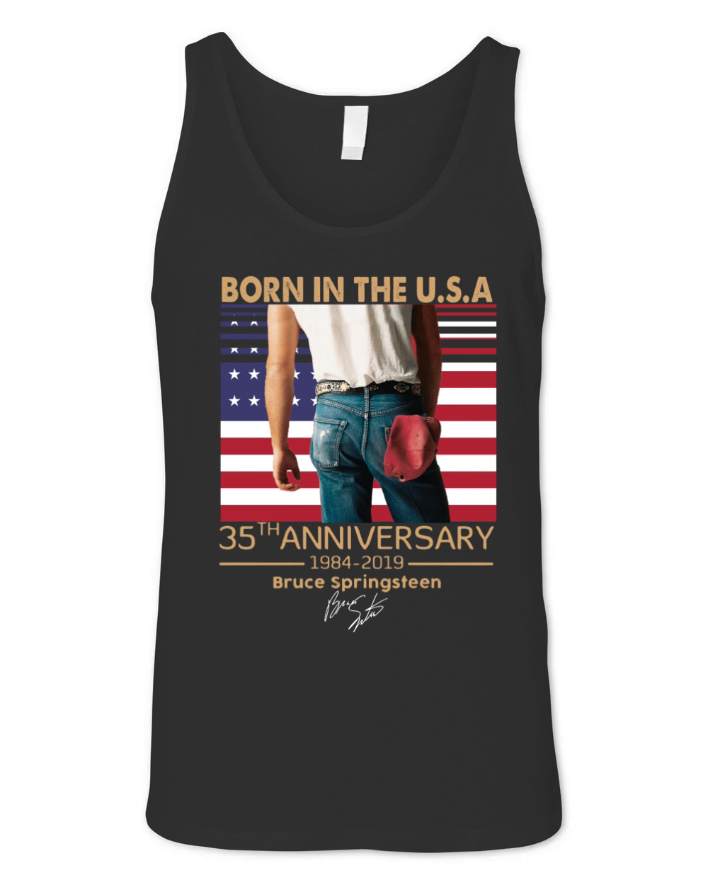 Born in the U.S.A 35th anniversary 1984-2019 Bruce Springsteen shirt Unisex Jersey Tank