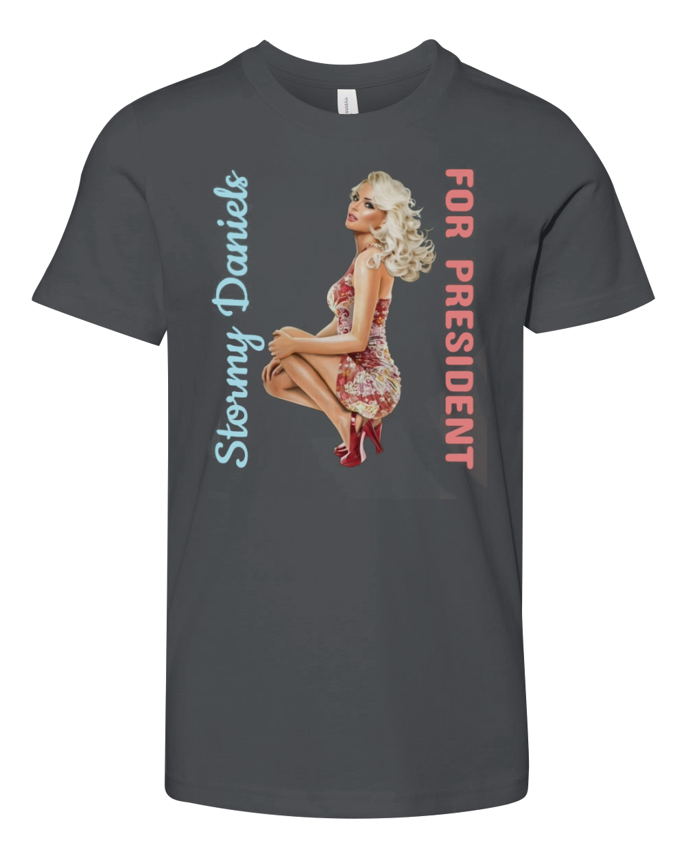 Stormy Daniels For President Youth Unisex Jersey Tee